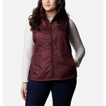 Columbia Gilet Dames, Mix It Around II Plus Size Bordeaux, 73FYKGDNP